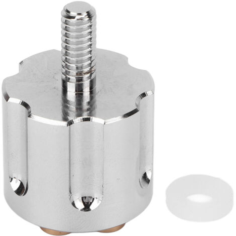 Kit de boulons universels en métal résistant à la rouille pour sièges arrière de moto - Accessoires haute résistance (Argent) (1/5)