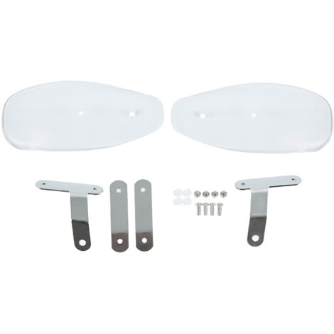 Protecteur de guidon moto transparent universel - Protection contre le froid et amélioration aérodynamique (1/5)