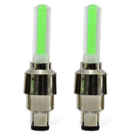 Capsules lumineuses pour valves de pneus moto - Lot de 2 (1/5)