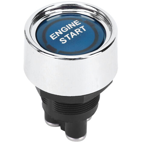 Bouton de démarrage LED bleu pour véhicules de course et camping-cars (1/5)