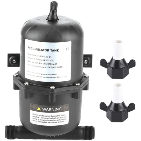 Pompe à eau étanche pour bateau et camping-car - 0.75L, 125PSI