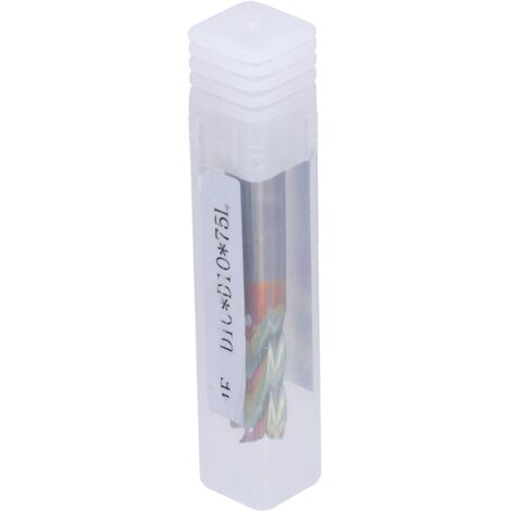 Fraise en spirale D10 x 75L pour usinage métal CNC (1/5)
