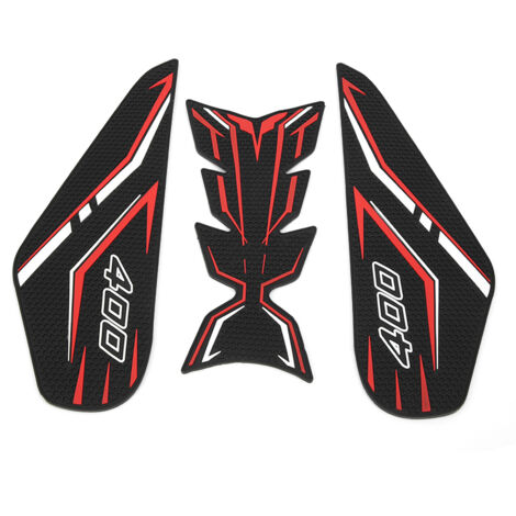 Protecteur d'Autocollant pour Réservoir de Carburant Kawasaki Z400 NINJA 400 (3 Pièces, Rouge) (1/5)