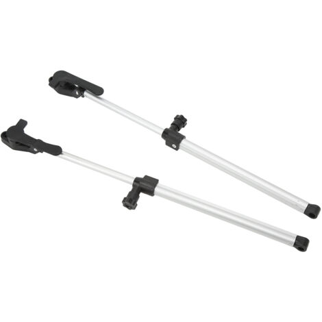 Tige de support pour fenêtre de camping-car - 2 pièces, alliage d'aluminium télescopique, 310‑435mm (1/5)