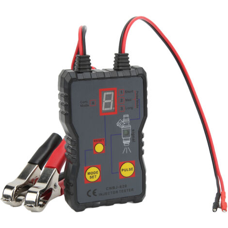 Testeur d'injecteur de carburant - Outil de diagnostic avec 4 modes d'impulsion et analyse de pression (1/5)