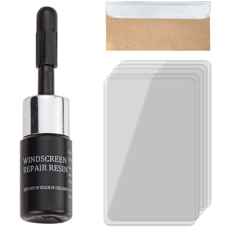Kit de Réparation Vitre Auto - Réparation Fissures et Éclats avec Liquide pour Pare-Brise (1/5)