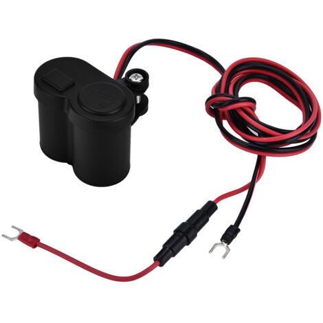 Chargeur USB Moto Étanche: Prise Allume-Cigare 12-24V pour Smartphone (1/5)