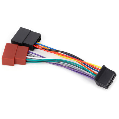 Câble de raccordement autoradio Pioneer - Prise 16 broches vers mini ISO 8 broches (compatible modèles 2003 et +) (1/5)