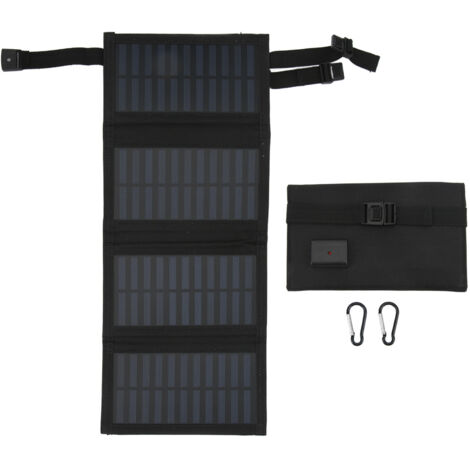 Panneau solaire monocristallin 20W portable pour camping et randonnée (1/5)