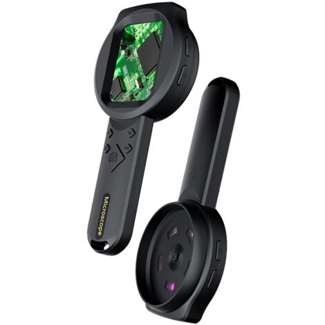 Microscope numérique portable 500x avec écran IPS 2,8 pouces, idéal pour la science, la réparation et l'identification de bijoux. (1/4)