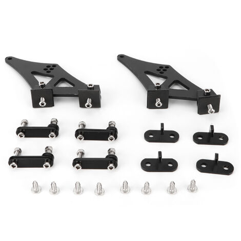 Support universel d'aileron arrière pour voiture - Alliage d'aluminium usiné CNC, 12,7 cm