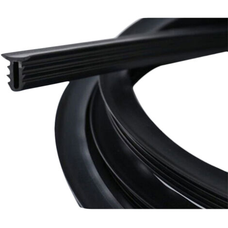 Bande de Joint en Caoutchouc pour Portière de Voiture Noire - 1.6 m, Étanche, Anti-Bruit (1/5)