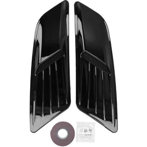 Capot avant aérateur pour Ford Mustang 2015-2017 (2 pièces, noir brillant) (1/5)
