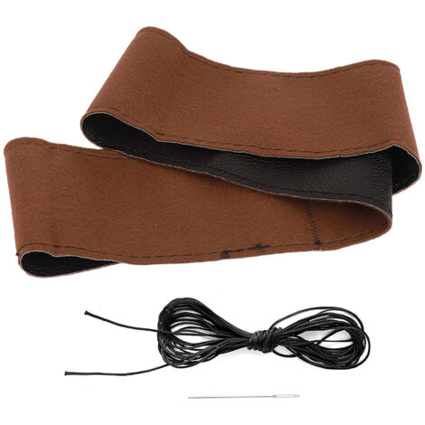 Protection de volant en cuir grainé peau d'éléphant pour bricolage (1/5)