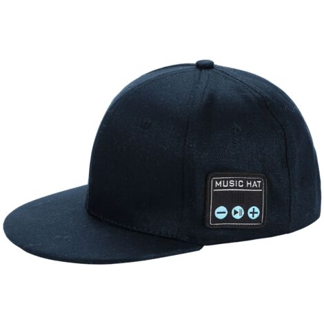 Casquette sport Bluetooth avec enceintes intégrées, musique sans fil pour running et activités extérieures, modèle bleu (1/5)