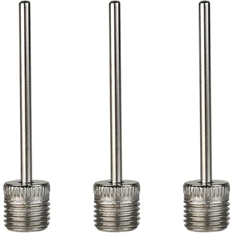 Aiguilles de gonflage en acier inoxydable pour ballons de sport, accessoires pour pompes à air et ballons de basket, football, volley (1/4)
