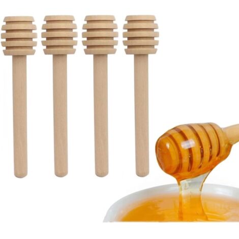 Cuillères en bois pour miel et confiture, dosage précis et récolte