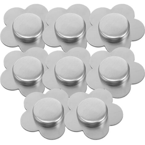 8 aimants de nappe en acier inoxydable résistants au vent, motif floral pour tables d'extérieur, décoration de jardin et terrasse. (1/5)