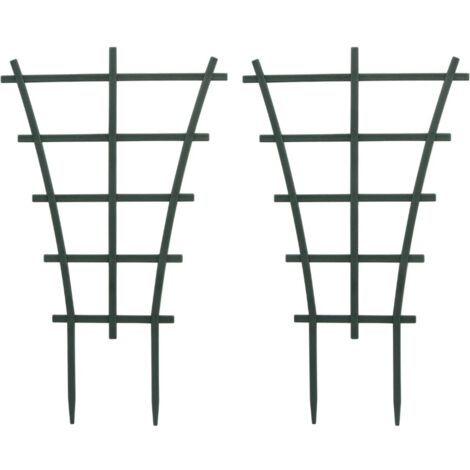 2 tuteurs empilables pour plantes grimpantes, supports de jardin extérieur compacts (1/5)