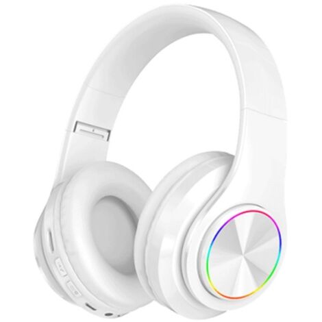 Casque audio Bluetooth sans fil - Écouteurs légers confortables - Couleur blanc (1/5)