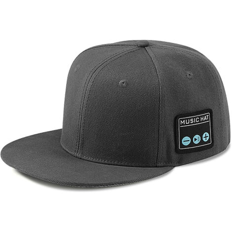 Casquette sport Bluetooth avec enceintes intégrées, audio sans fil pour running et cyclisme, modèle gris (1/5)