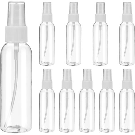 Flacons vaporisateurs 100 ml rechargeables, lot de 10 pour parfums, cosmétiques ou produits ménagers (1/5)