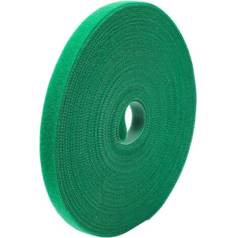 Sangle nylon 5m x 12mm pour tuteurage tomates, fixation plantes grimpantes, arbres et arbustes, bande jardin réutilisable. (1/5)