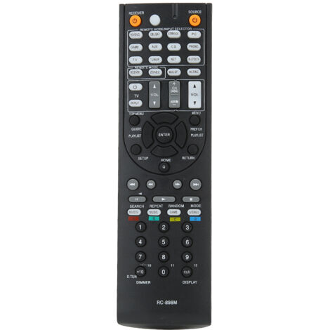 Télécommande universelle pour amplificateurs ONKYO TX-NR646, TX-NR747, TX-NR545 - Compatible avec modèle RC-898M