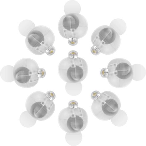 14 ampoules LED sphériques, mini-lumières décoratives brillantes pour anniversaire, Noël et décoration intérieure (multicolore) (1/5)