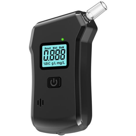 Éthylomètre professionnel portable – Testeur d'alcoolémie précis avec affichage numérique pour dépistage et contrôle éthylique (1/5)