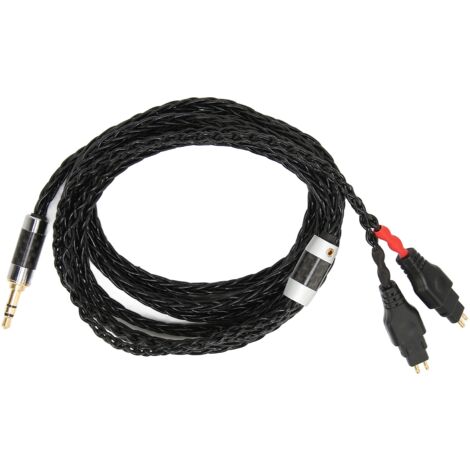 Câble de remplacement 3.5mm pour casque Sennheiser HD580 HD600 HD650 HD25 HD545 HD565 HD535 HD660S, longueur 2m/6.6ft (1/5)