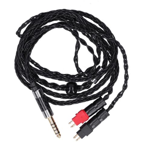 Câble audio 4.4mm équilibré double aiguille 8N OCC argenté pour Sennheiser HD600 HD580 (1/5)