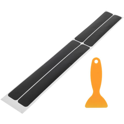Protecteur de seuil de porte voiture en fibre de carbone 3D - Lot de 4 pièces (1/5)