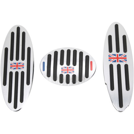 Jeu de 3 repose-pieds accélérateur en acier inoxydable pour Mini Cooper F54, F55, F56, F60 (1/5)