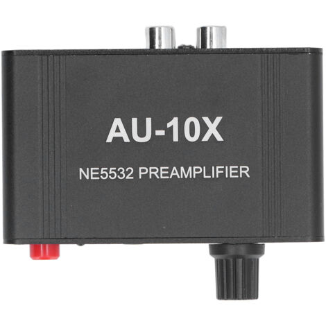 Amplificateur Casque 20Db Stéréo Préampli Phono avec Entrée/Sortie RCA et Jack 3.5MM (1/5)