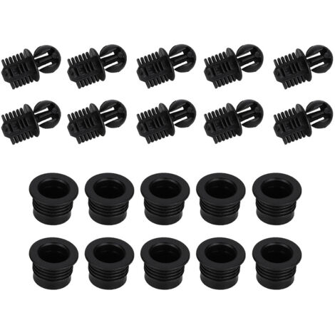 10 Paires de Couvertures de Protection pour Haut-parleurs, Fixation par Bouton-Pression Anti-Poussière (1/5)