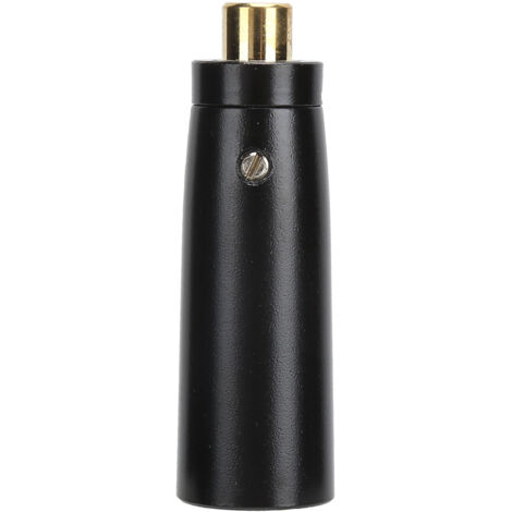 Adaptateur Audio Femelle RCA vers Mâle XLR Plaqué Or pour Microphone et Table de Mixage Noir (1/5)