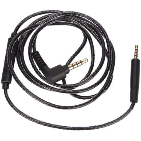 Câble de mise à niveau pour casque 3.5mm mâle vers 2.5mm mâle avec contrôle de volume et micro, compatible AKG Y40 Y50 Y45 et S700. (1/5)