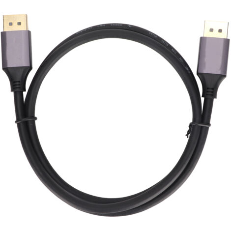 Câble DisplayPort 8K 60Hz 4K 144Hz DP1.4 1 mètre Haute Vitesse Transmission Bidirectionnelle (1/5)