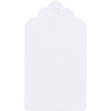 Étiquettes en Papier Kraft Vierges 100x - Étiquettes Cadeau pour Mariage, Fêtes et Prix (1/5)