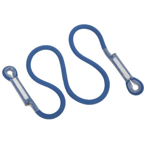 Corde d'escalade de 120cm pour entraînement extérieur, équipement de protection bleu pour sauvetage et descente