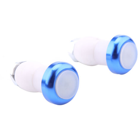 1 Paire de Feux LED Rouges pour Guidon de Vélo, Lampe de Sécurité et Avertissement (Bleu) (1/2)