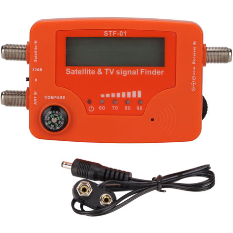 Détecteur de Signal Satellite Numérique avec Écran LCD, Boussole et Alarme Sonore (1/5)