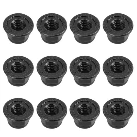 12 Pièces Écrous de Roue Anti-Dérapants 4mm pour Voiture RC 1/10 Axial, Traxxas TRX4 TRX6, SCX10 (Noir) (1/5)