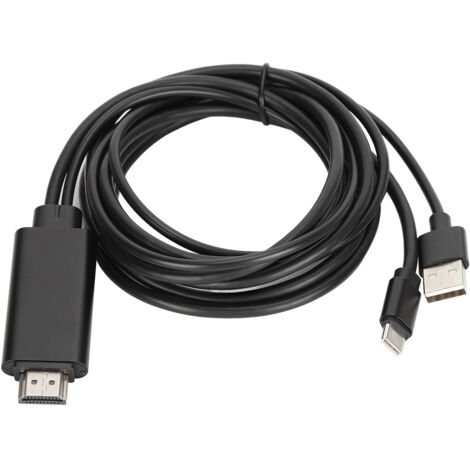 Câble HDMI 4K 1,8 m Type C vers HDMI pour Téléphone Mobile vers Téléviseur HD (1/5)