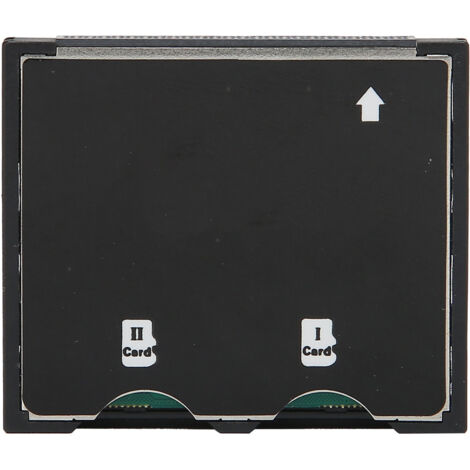 Carte mémoire Micro SD vers CF adaptateur haute vitesse pour appareil photo, double slot (1/5)