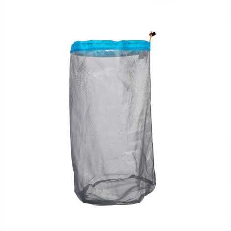 Sac de Rangement Léger en Maille avec Cordon pour Randonnée Camping Voyage (Bleu Taille XL) (1/5)