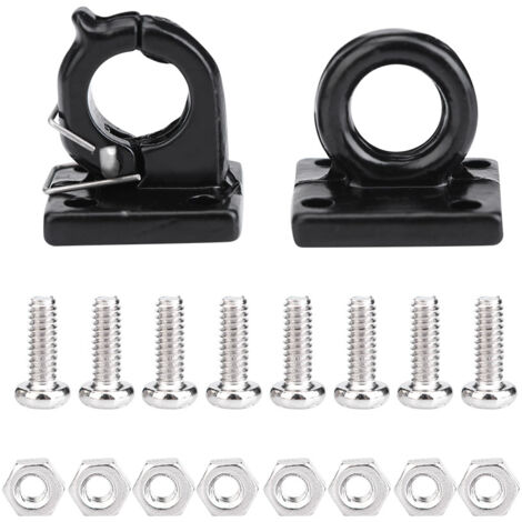 Ensemble de Support d'Attelage avec Goupille de Remorquage pour Voiture RC Axial SCX10, TAMIYA CC01, D90, D110, TF2 (1/5)