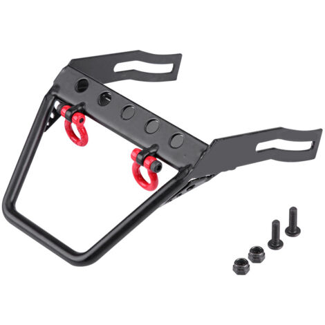 Pare-chocs avant en acier pour RC Crawler avec support de treuil pour Axial SCX10 1/10 (plat) (1/5)