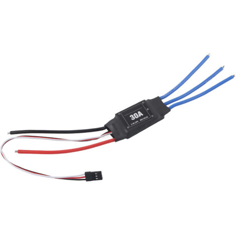 Contrôleur de Vitesse Électronique Brushless 30A pour Bateau RC et Sous-marin (ESC) (1/5)